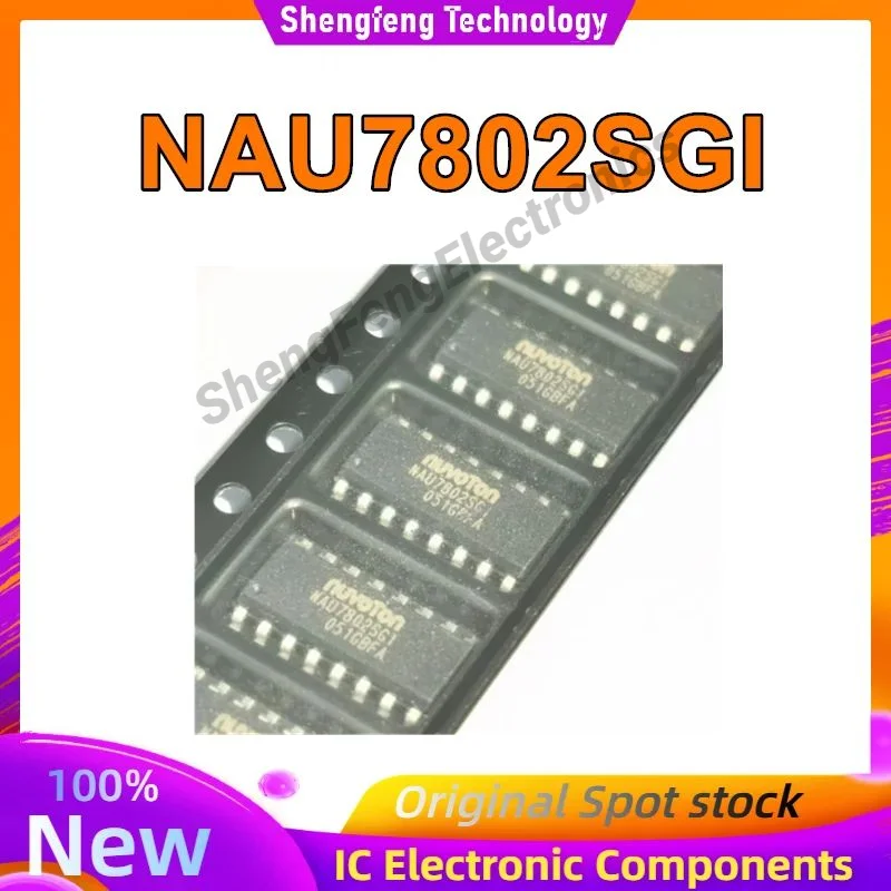 

10 шт. NAU7802 NAU7802SGI SOP16 IC чипсет, новый, оригинальный, в наличии
