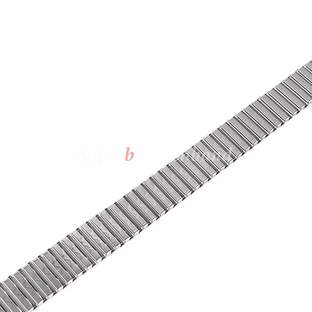 12 14 16 مللي متر 18 مللي متر 20 مللي متر حزام الساعات المرن الفولاذ المقاوم للصدأ قابل للتعديل حزام ساعة اليد الرجال النساء تمتد توسيع معصمه اكسسوارات