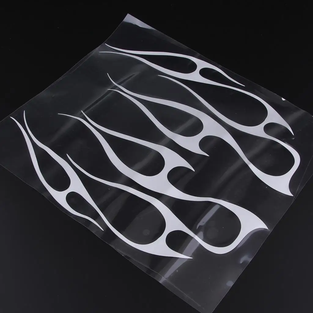 

Waterproof Motorcycle Tank and Fender Sticker Kit, Black and