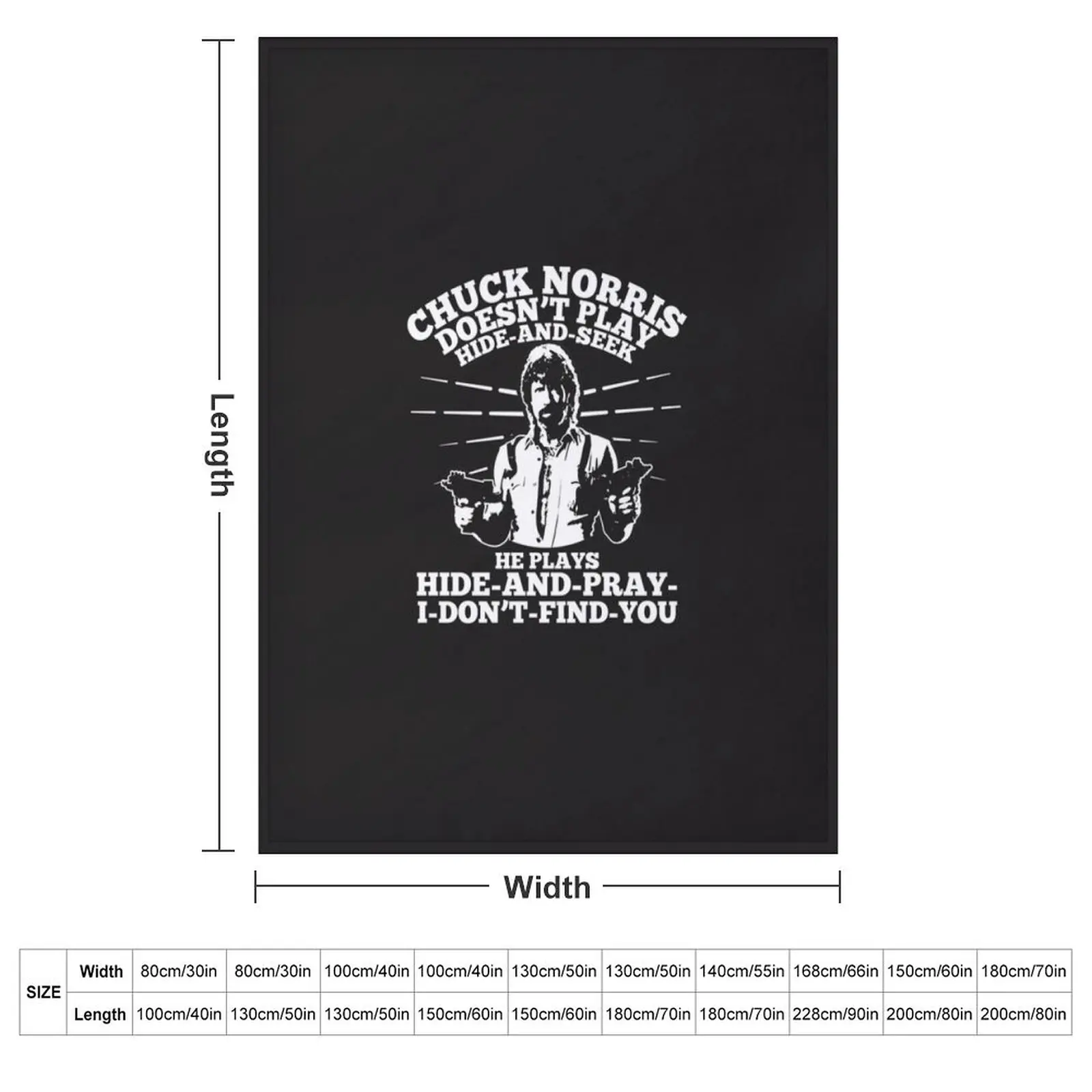 Chuck Norris fact Throw Blanket couch cozy soft plush fuzzy picnic outdoor blanket