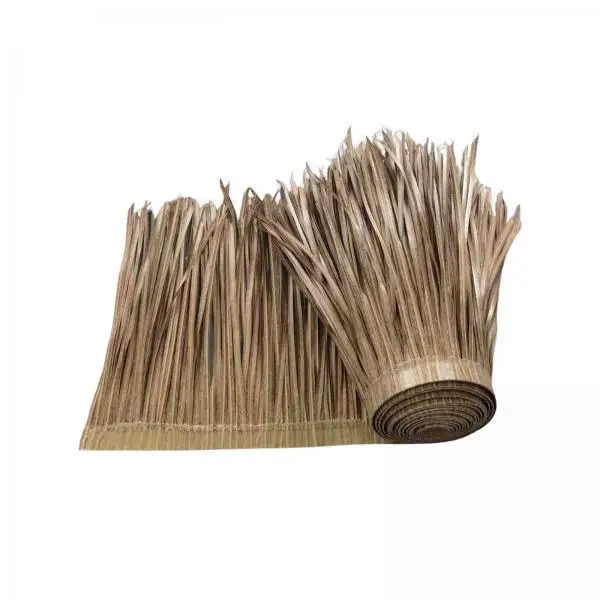 2x Palm Thatch Roll Thatch Roofing Blinds Grass Skirting Roof for Bar Roof Huts