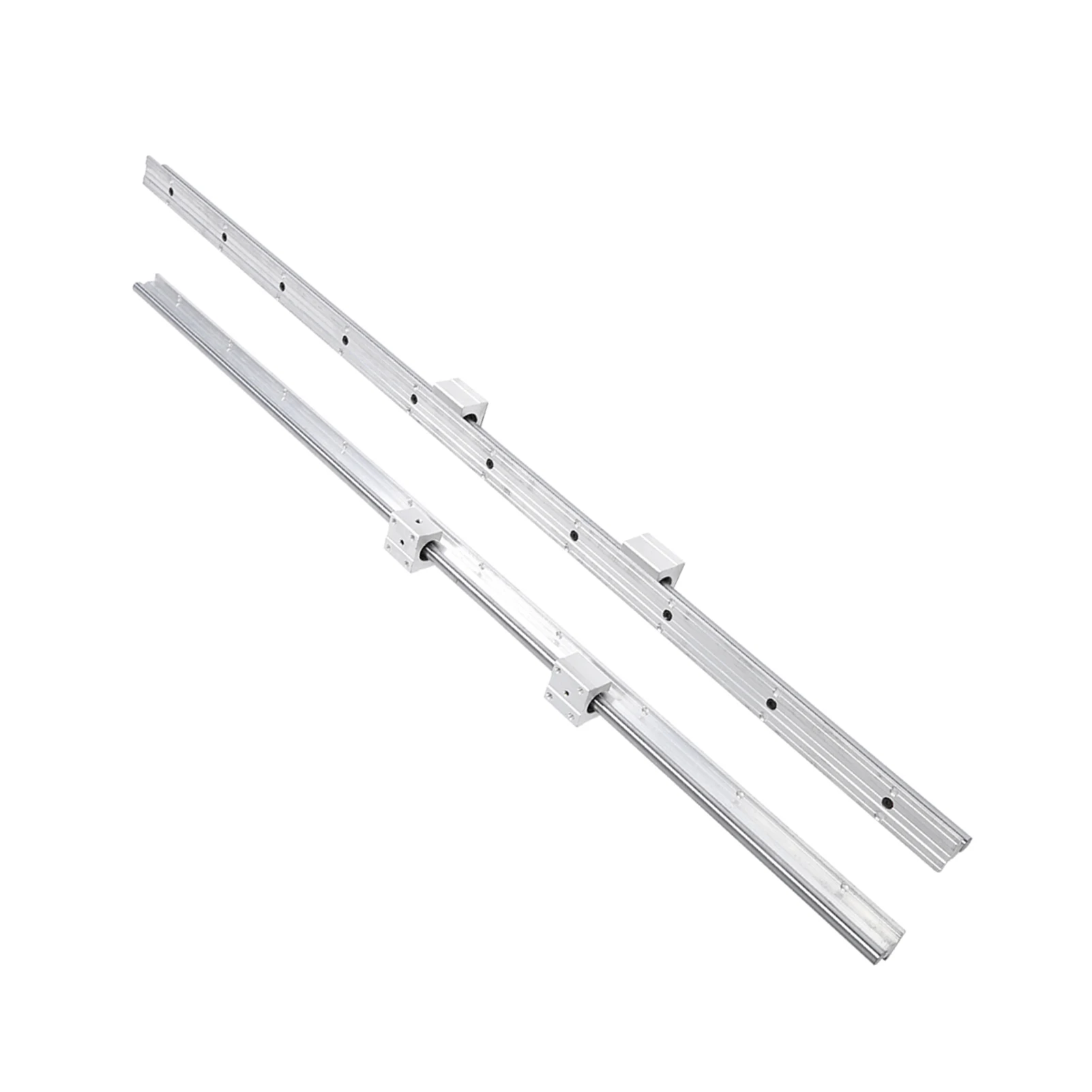 Bearing Slide Block 2Pcs Linear Rail Shaft SBR12-1000mm 12mm Linear Slide Rail Shaft SBR12UU Bearing Block