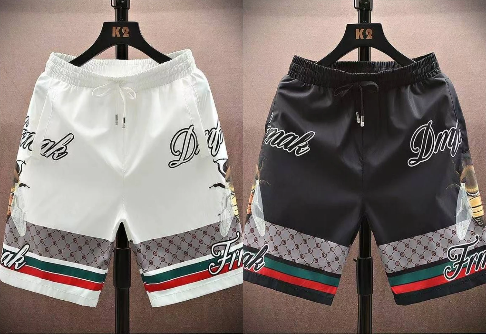 

New Loose, Casual and Comfortable Men's Shorts for Summer 2025, Fashionable Men's Beach Pants, Quick-drying Downhill Motorcycles