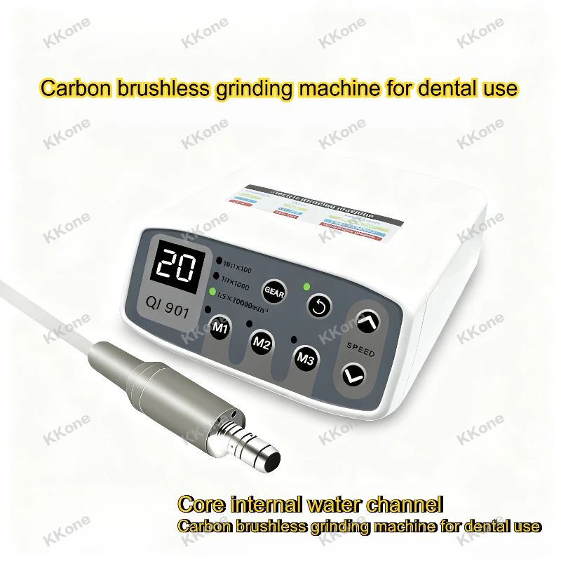 Dental Clinical Brushless LED Micro Motor Compatible with 1:5 1:1 16:1 Contra Angle Low Speed Dental Handpiece Grading Machine