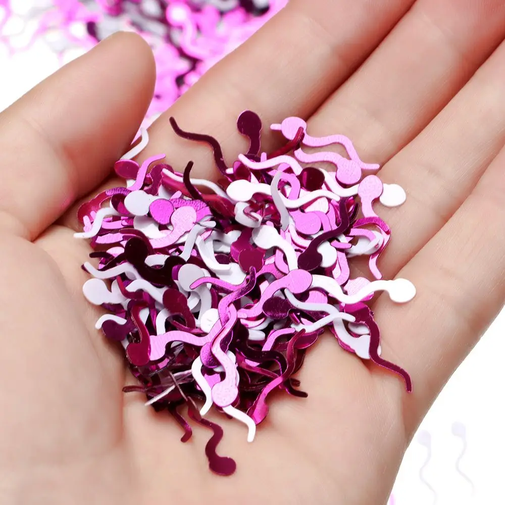 Rose Red Color Table Confetti Party for Wedding Bridal Shower for Bachelorette Party Decoration Supplies Party Confetti