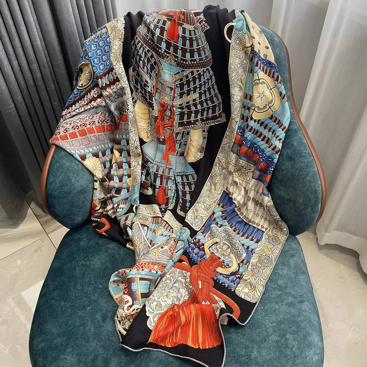 140cm lenço de caxemira de seda 2023 macio pashmina quente inverno cachecol feminino guerreiro blindado marca lenço quadrado xale bandana kerchief