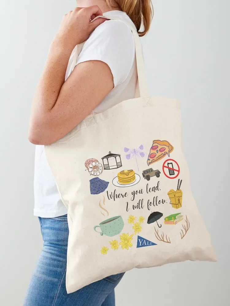 Where You Lead I Will Follow Tote Bag tote bag reusable shopping bag Shopper handbag Gift