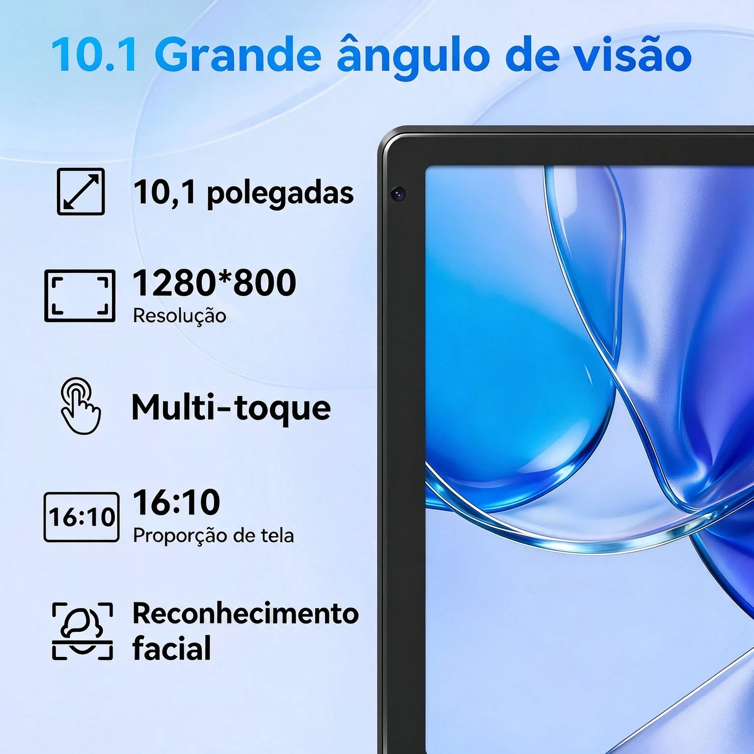 10.1 Inch Android 16 AI Tablet 8 Core 36(6+30)GB+128GB 1TB Expansion WiFi6 5MP+8MP Stylus Keyboard Mouse Headphone PC PAD Set