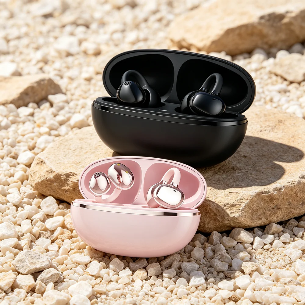 Wireless Headphones Earbuds Multi-device Bluetooth Headsets Allow Seamless Switching Between Phones and Laptops.