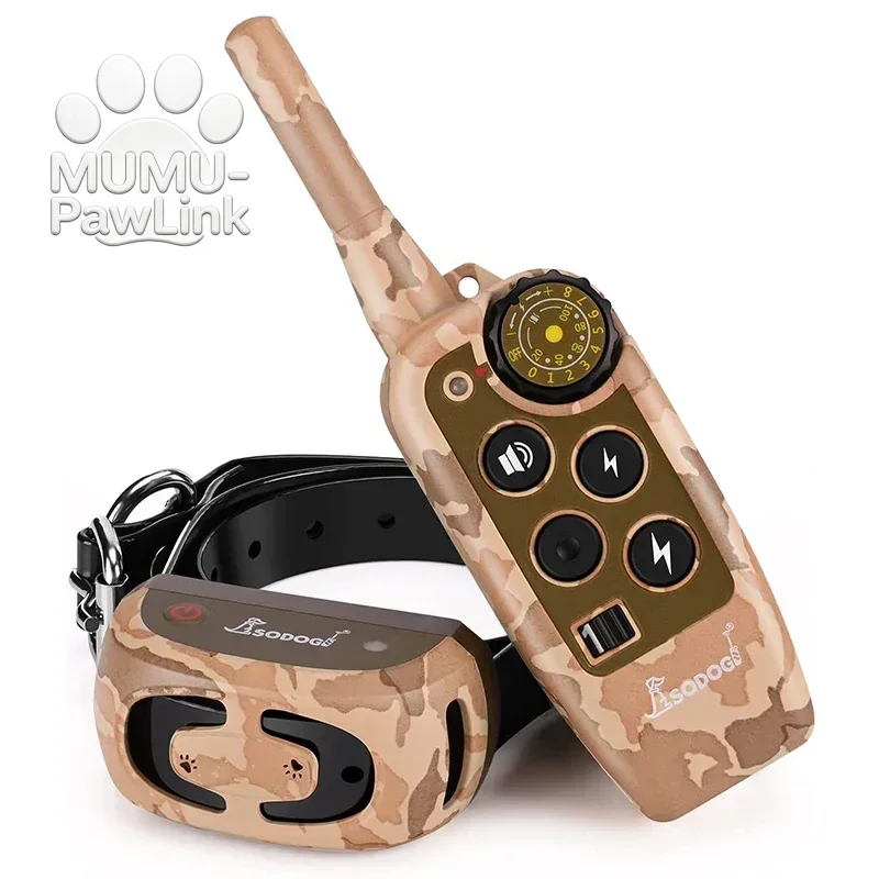 

Электронный ошейник для дрессировки собак MUMU-PawLink 800m с дистанционным управлением, водонепроницаемый, с функцией предотвращения лая, вибрации и звука, для домашних животных.