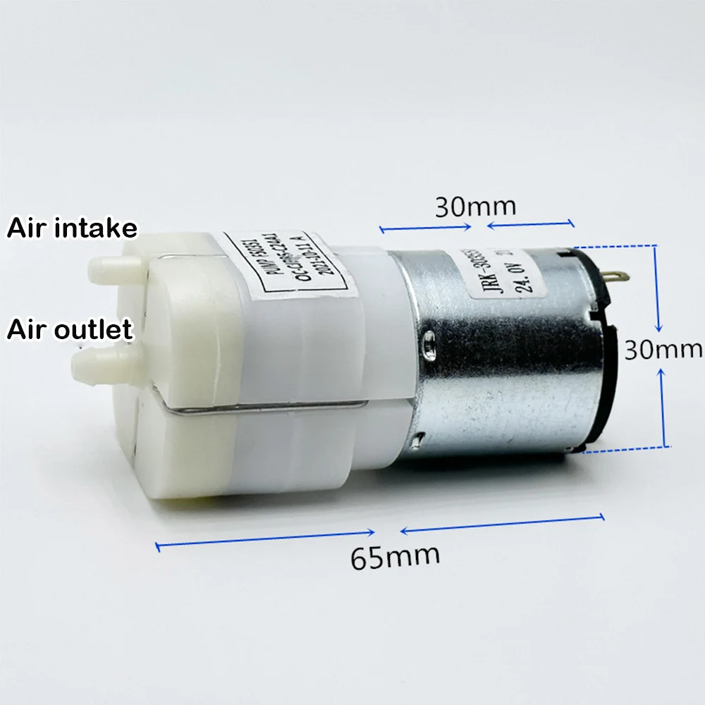 DC 24V Diaphragm air pump mini WP32 massage chair air pump square double hole Pump head silent large air volume for car seat