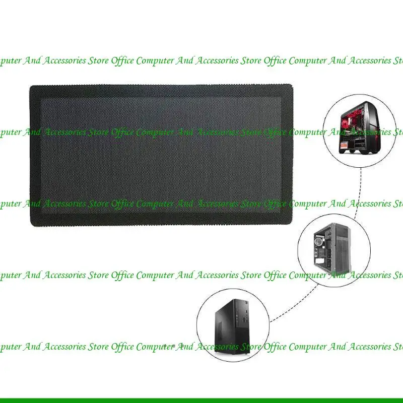 U55C PC Chassis Cooling Dust Filter PVC Net Guard Fan Cover Dust Filter Net Durable 12x24CM