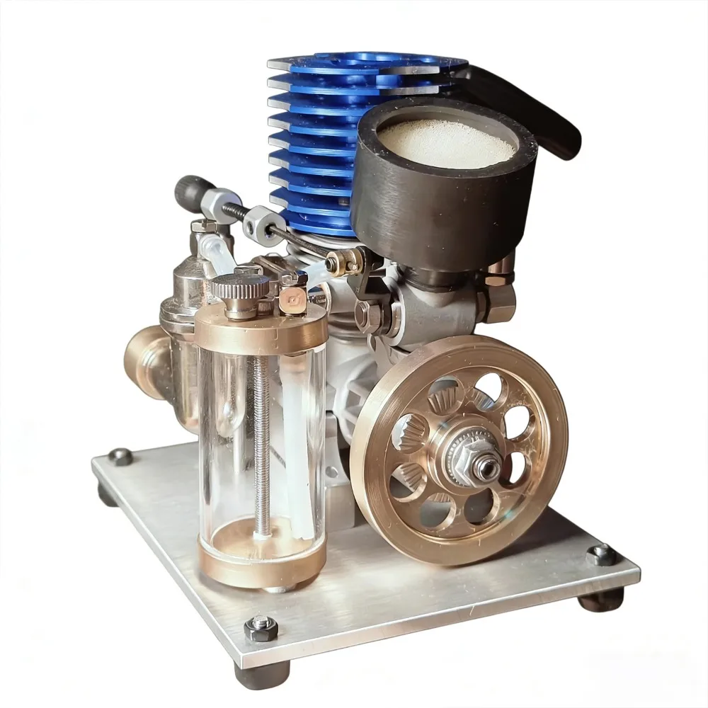 

RC Car Model 15 Level Methanol Engine Mini Two-stroke Internal Combustion Engine Remote Control Boat Engine Model Toy