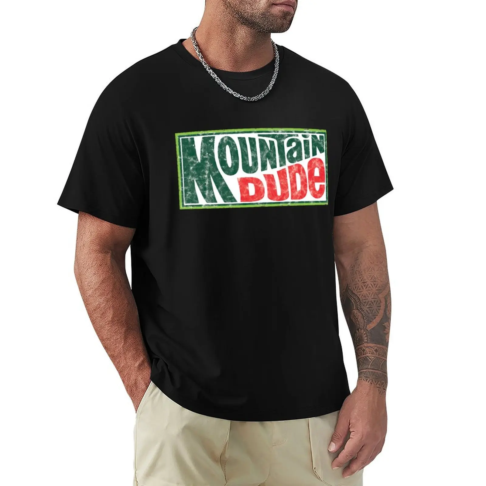 

Mountain Dude T-Shirt Comfort Stretch Tee Shirt