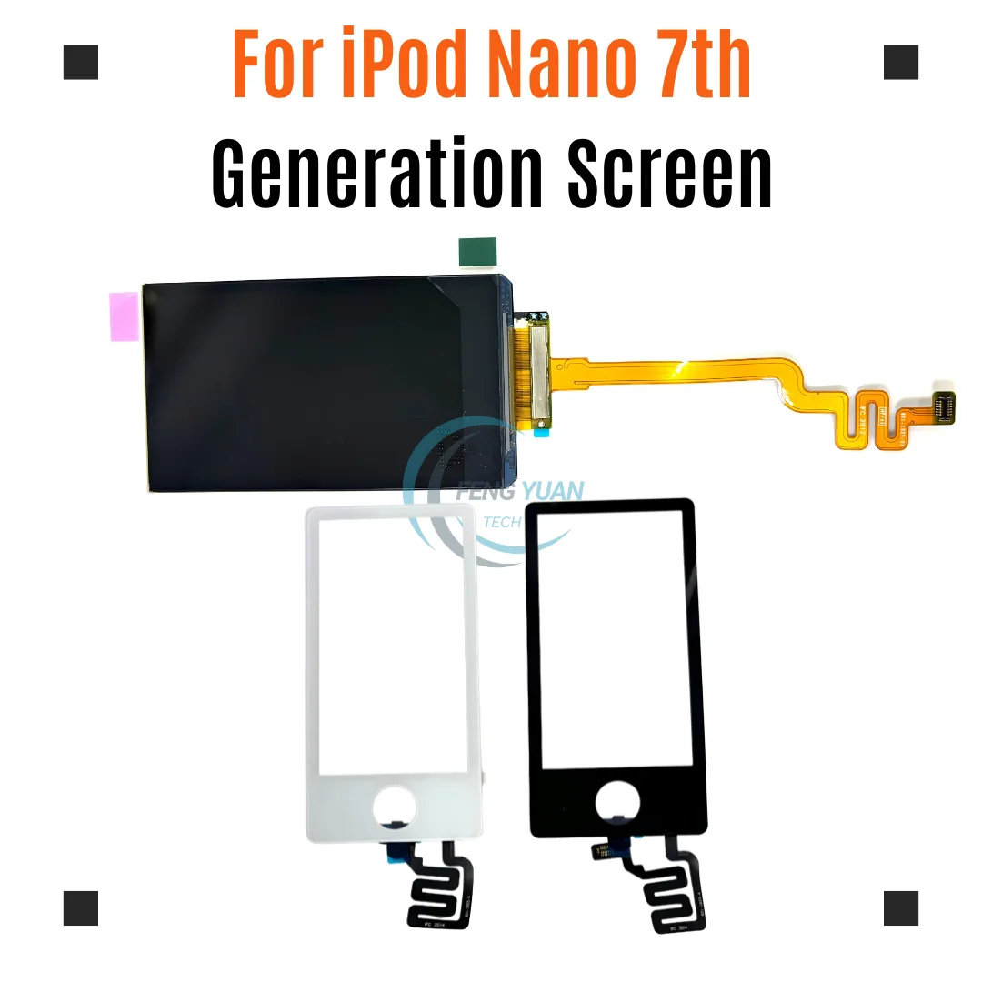 For iPod Nano 7th Generation LCD Screen Display Touch Digitizer Replacement AMOLED Full Assembly