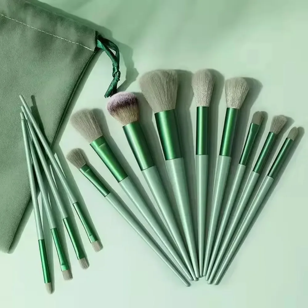 13pcs Soft Fluffy Makeup Brushes Set Cosmetics Soft Hair Powder Blusher Brush Foundation Eyeshadow Make Up Brush Beauty Tools