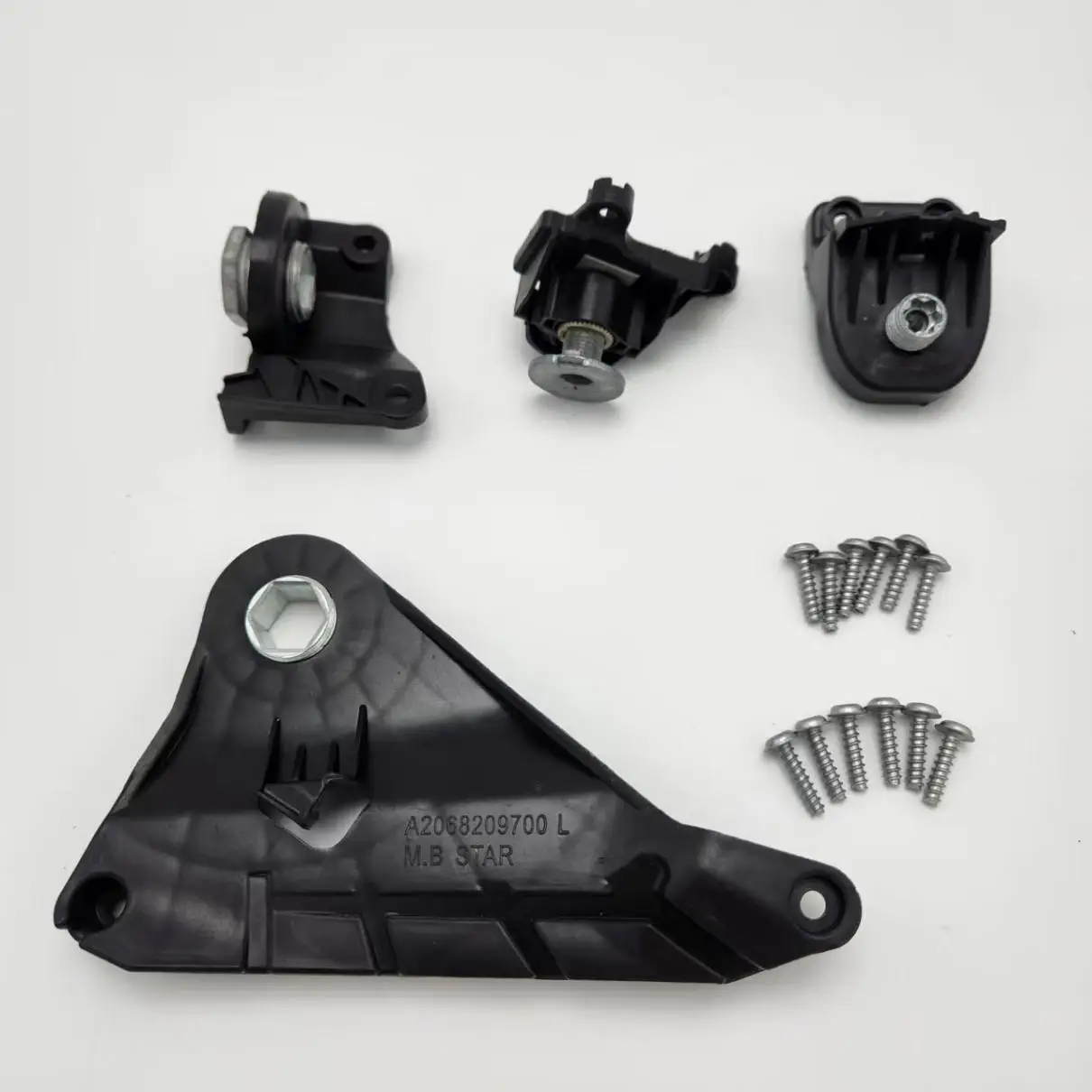 Oe:A2068209700 Headlight Bracket Installation and Repair Kit Suitable for Mercedes-Benz C-Class W206 Left Side Headlight Bracket Repair Kit, Including Accessory Screws