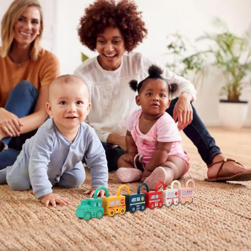 Montessori colorido luz de bloqueio e brinquedo chave cedo educacional aprendizagem bloqueio jogo fino motor habilidades desenvolvimento brinquedo para crianças