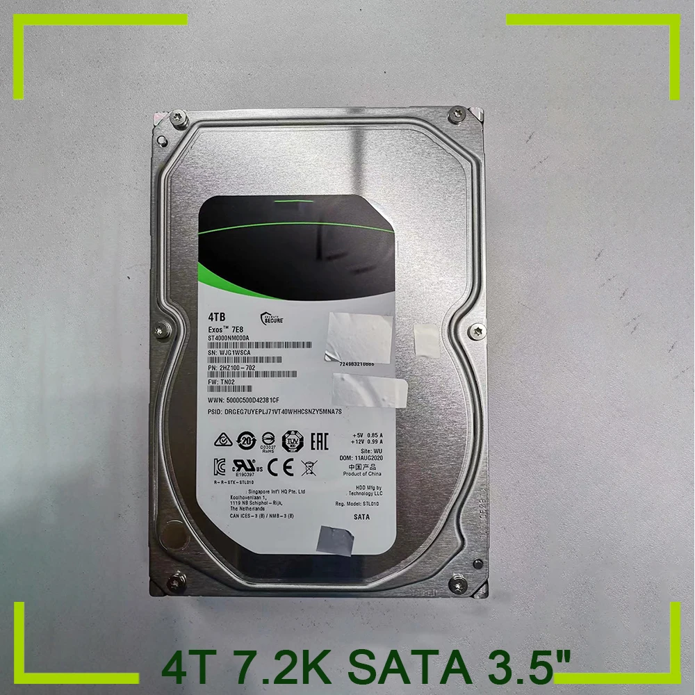 For Seagate Galaxy 4T Enterprise Server Hard Drive SATA3 4T 7.2K SATA 3.5