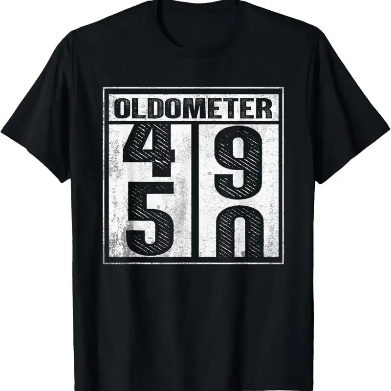 50th Birthday Funny Oldometer 49 50 T Shirt