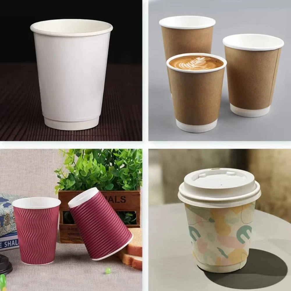 موضة جديدة آلة تصنيع الأكواب الورقية ذات الحائط المزدوج آلة تشكيل الأكواب الورقية الصينية آلة تصنيع الأكواب الورقية