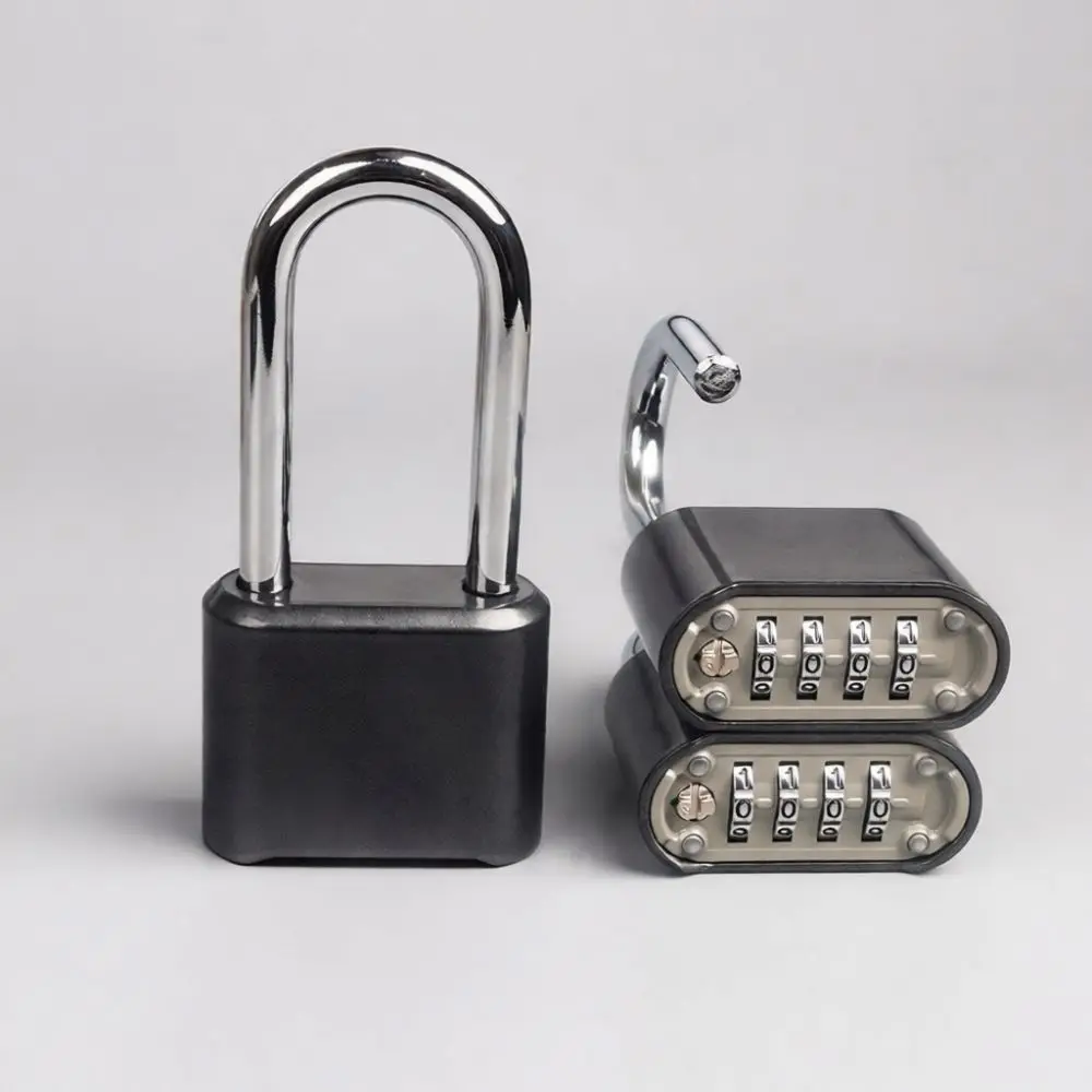 Rustproof Zinc Alloy Password Padlock Modern Design Coded Locking Device For Gym Locker Warehouse Door Travel Bag Hardware