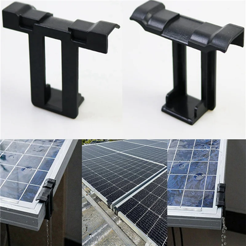 

Premium-60Pc Solar Panel Frames Water Drained Clip Thickness 35Mm PV Panels Auto Remove Stagnant Water Dust Outdoor Tool