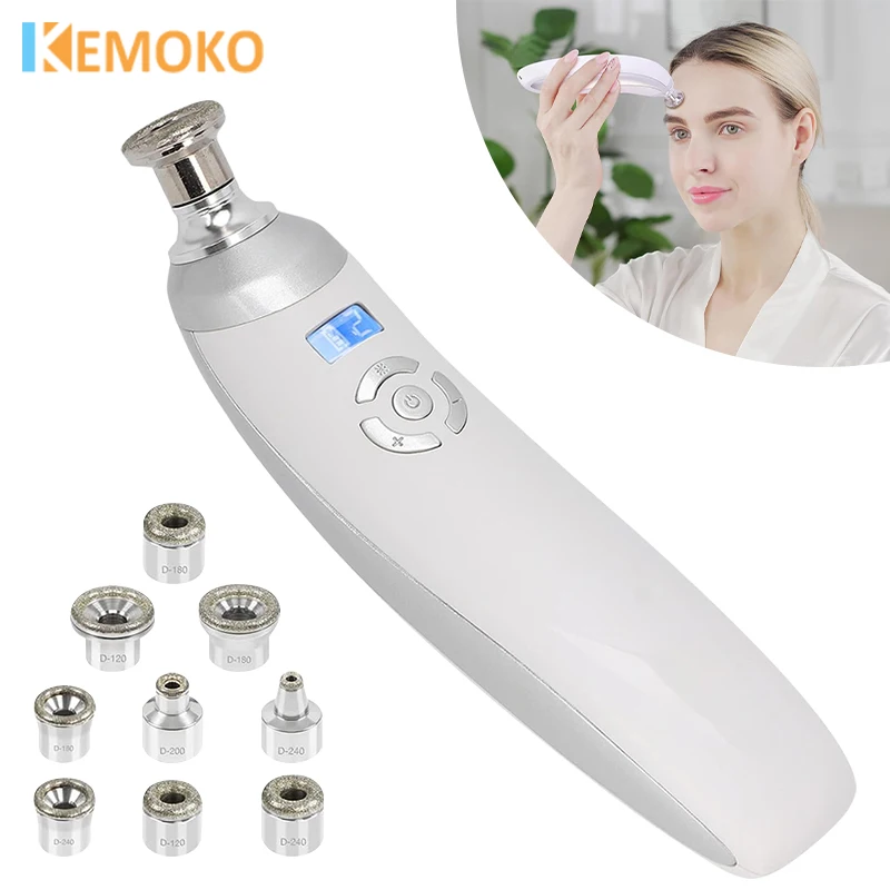

Diamond Microdermabrasion Machine Protable Handheld Blackhead Black Spots Removal Facial Deep Cleasing Device Facial Skin Care