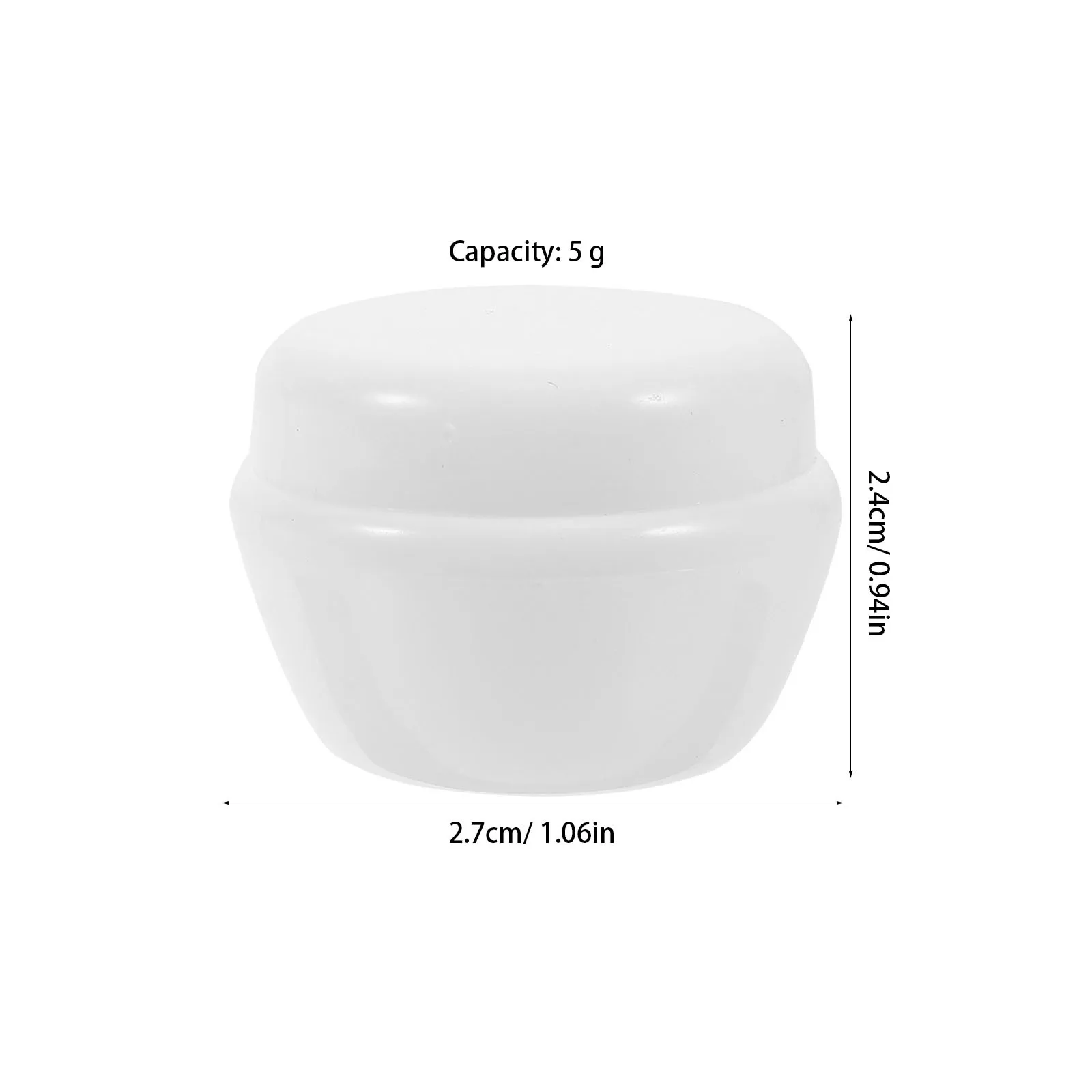 40 pezzi mini barattoli di crema a forma di fungo contenitori a prova di perdite contenitori per lozioni da viaggio barattoli di cosmetici barattolo di plastica