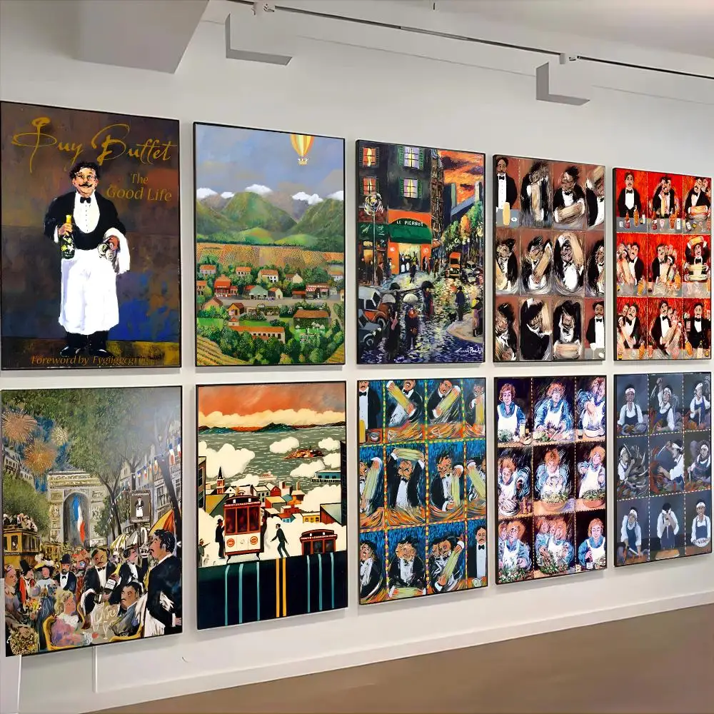1PC Artist Guy B-Buffet Poster Living Room Bedroom Party Bar Decor Moisture-proof Art Wall Painting