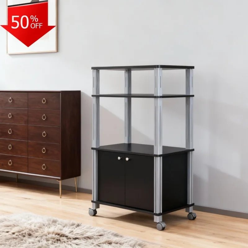 

Kitchen Furniture Organizer Cart Storage Multifunctional Cart Shelf Handcart Trolley Island Organizers Auxiliary Hand Cabinet