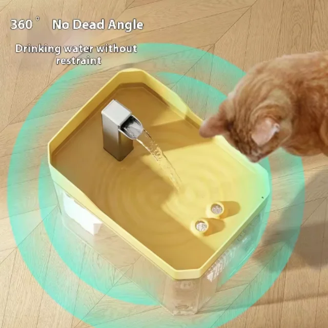 1.5L Automatic Circulating Pet Water Fountain Ultra-Quiet USB-Powered No-Wet Mouth Dispenser for Indoor Cats Dogs Pet Supplies 4 1.5L Automatic Circulating Pet Water Fountain Ultra-Quiet USB-Powered No-Wet Mouth Dispenser for Indoor Cats Dogs Pet Supplies 4