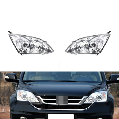 Фары для Honda CRV 2007-2010, 2011 гг. в. – Комплект фар в сборе, замена автомобильных фар, передние бамперные фонари, комплект освещения для всего автомобиля