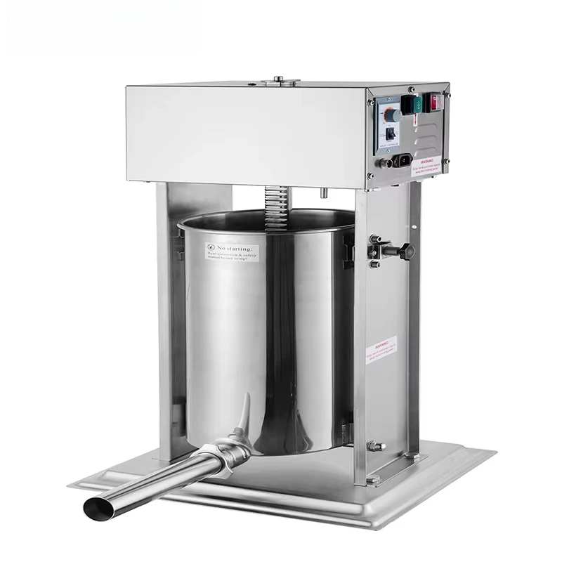 304 Stainless Steel Automatic Hot Dog Maker Sausage Stuffer 12L Electric Enema Machine 220V