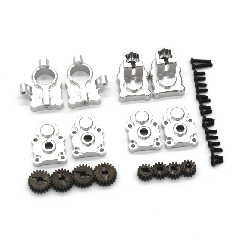 FMS1/24 FCX24 Small Oddity Drunk Person Chevrolet K5 RC Metal Accessories Steering Cup Rear Wheel Mount Gear Kit