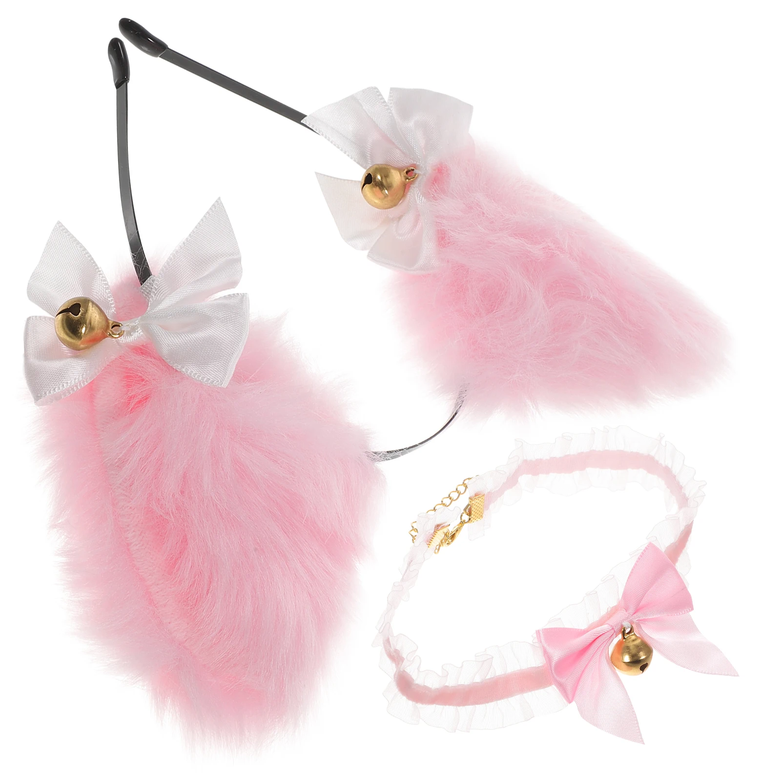 

Ears Cat Ears Bows Pvc Lace Material Cosplay Cosplay Cat Ear Headbands Hair Hoops Headdress Party Accessories Dog Coat