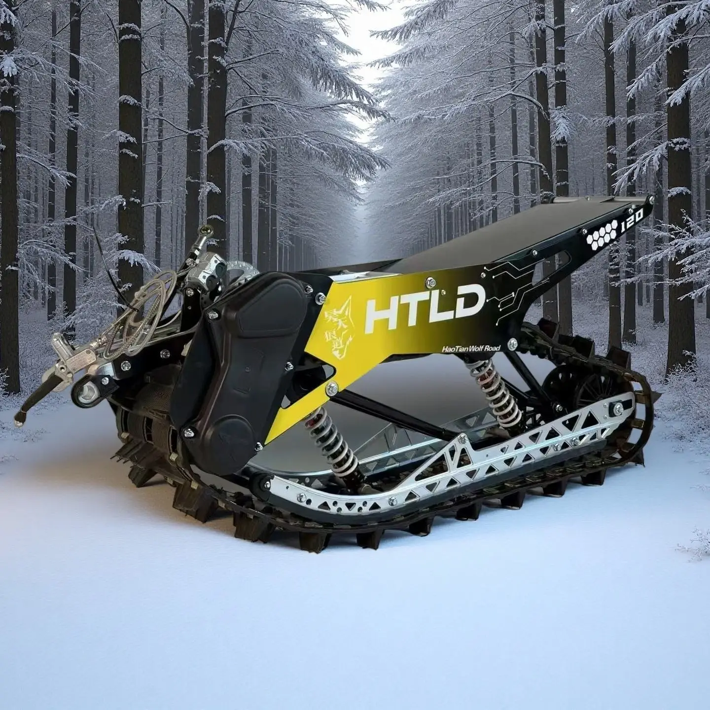 2025 KEWS Hengjian STN Ktw QJ CF  HTLD Snowmobile, Off-road Snowmobile, Tracked Motorcycle Snow Dirt Bike Conversion Systems