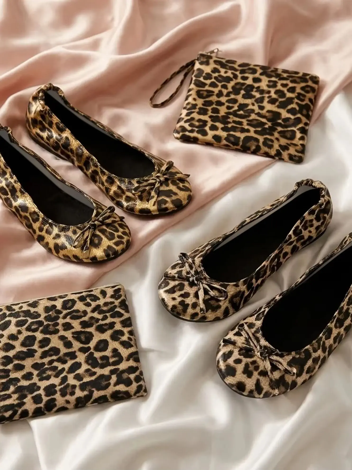Faltbare, tragbare Ballerinas für Damen mit Tragetasche, für Tanzpartys, Junggesellinnenabschiede und Geburtstage – Detail 5