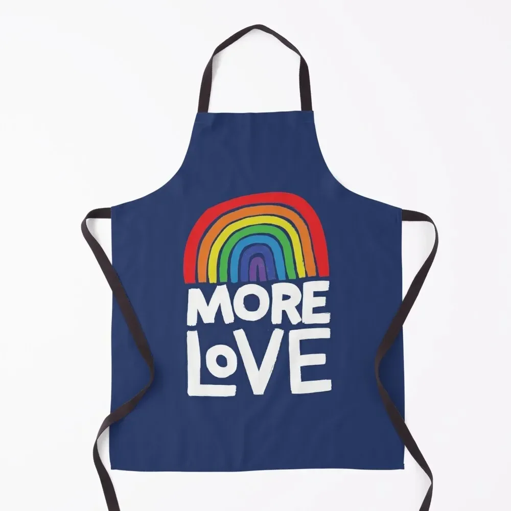 

more love Apron waiter Things For Kitchen Nursing with personal logo Apron