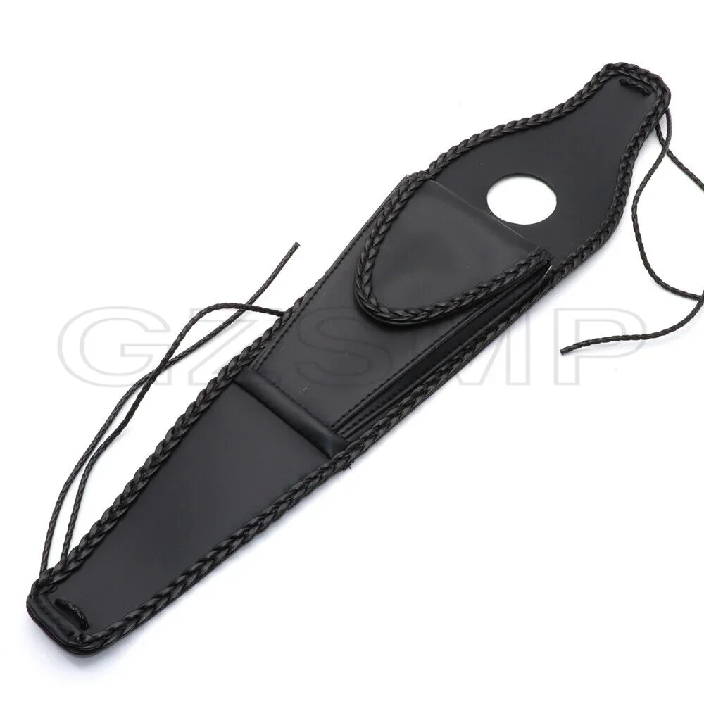 Motosiklet Yakıt Deposu kapatma başlığı Paneli Ped Önlük Sutyen Çanta Trim Kılıfı Siyah PU Deri Fit Harley Sportster XL 48 883 1200