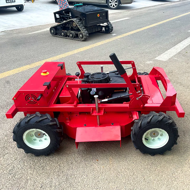 맞춤형 로봇 잔디 깎는 기계, 새로운 디자인의 저렴한 맞춤형 원격 제어 바퀴 달린 잔디 깎는 기계