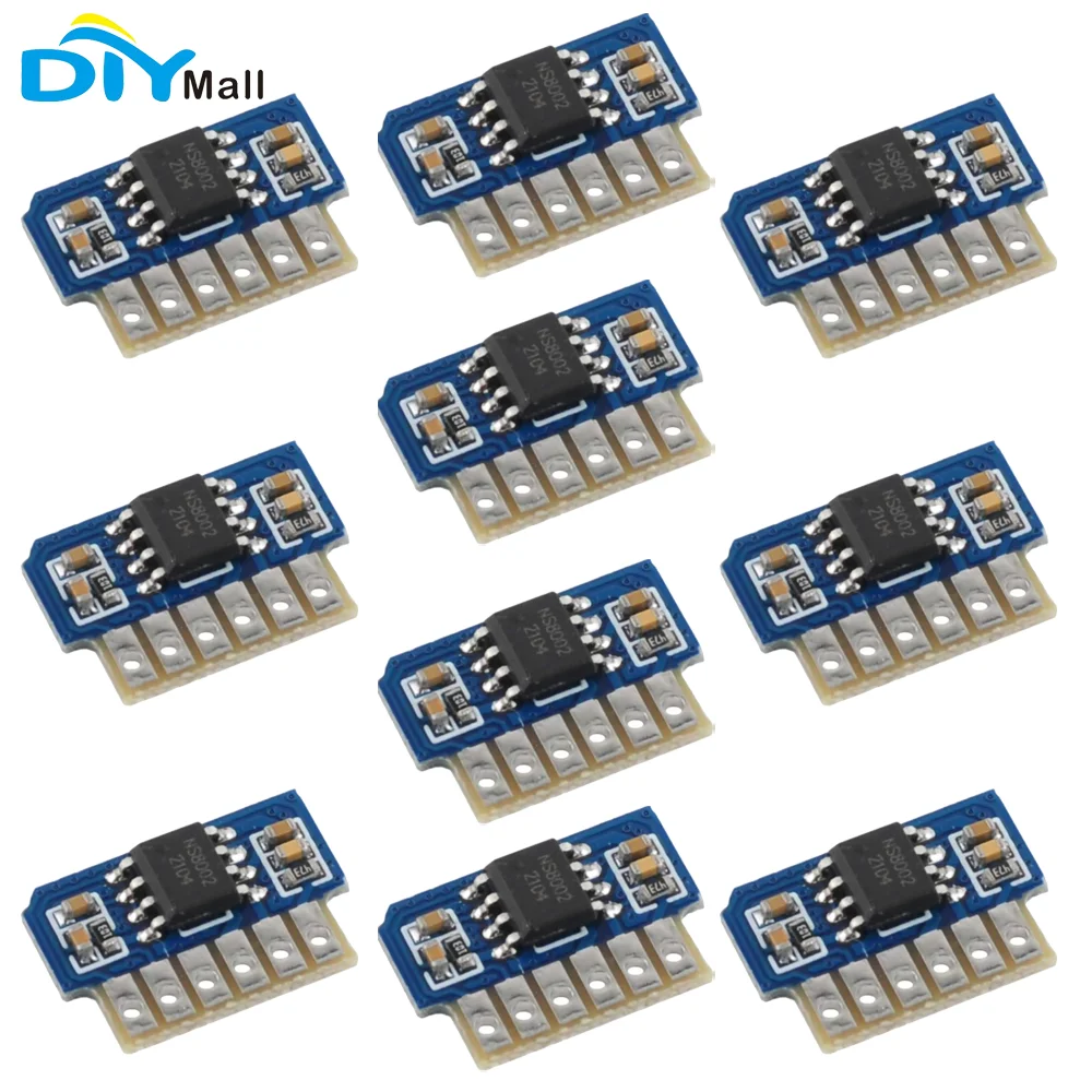 5/10pcs NS8002 Mini 3W Mono Power Amplifier Module DIY Low Voltage Stereo Audio Systems DC3-5V