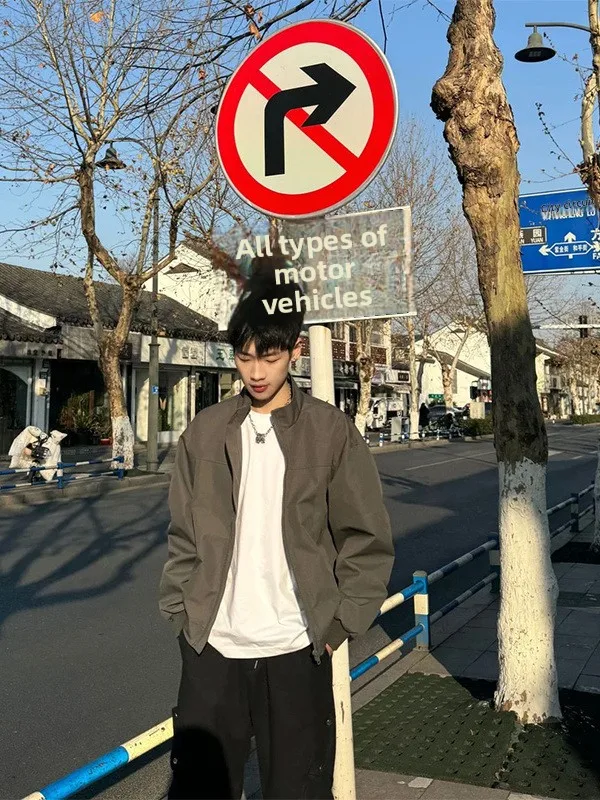 

Мужская куртка Cleanfit American Sle Pilot: осенняя, универсальная, повседневная, ветрозащитная, из полиэстера, с воротником-стойкой, для активного отдыха