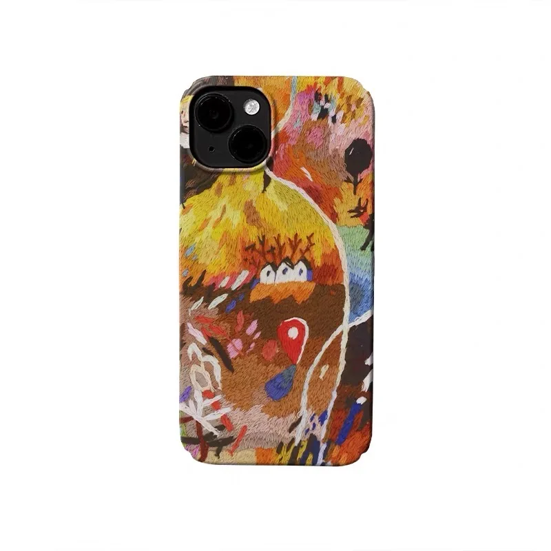 

Flame Design Oil Painting Phone Case for IPHONE 17 Air 16E 15 PROMAX 14 Plus 13 12 MINI 11 PRO 16Plus XR XS Acrylic Phone Cover