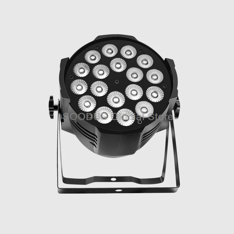 

18 LEDs Par Light RGBW Color Mixing Wash Lights DMX512 RDM Moving Head SpotLights Stage Lighting Effect for DJ Disco Wedding KTV