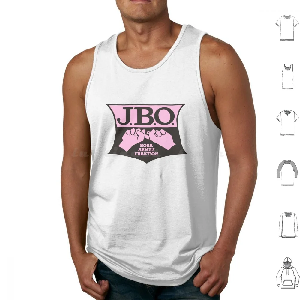 J.b.o Band Tank Tops Print Cotton J B O Band Band Jbo J B O