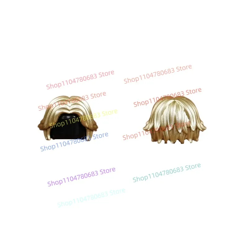 MOC ビルディングブロック男性と女性の髪ミニアクションフィギュア組立モデル装飾漫画アニメアクセサリー男の子のおもちゃギフト