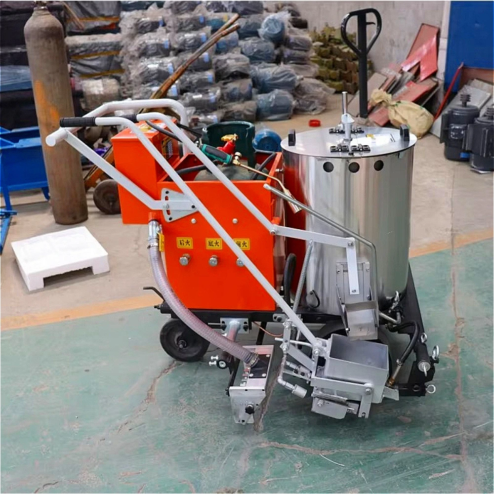 Walking Type Road Marking Machine Comfortable Operation Highway Zebra Line Parking Space Marking Machine