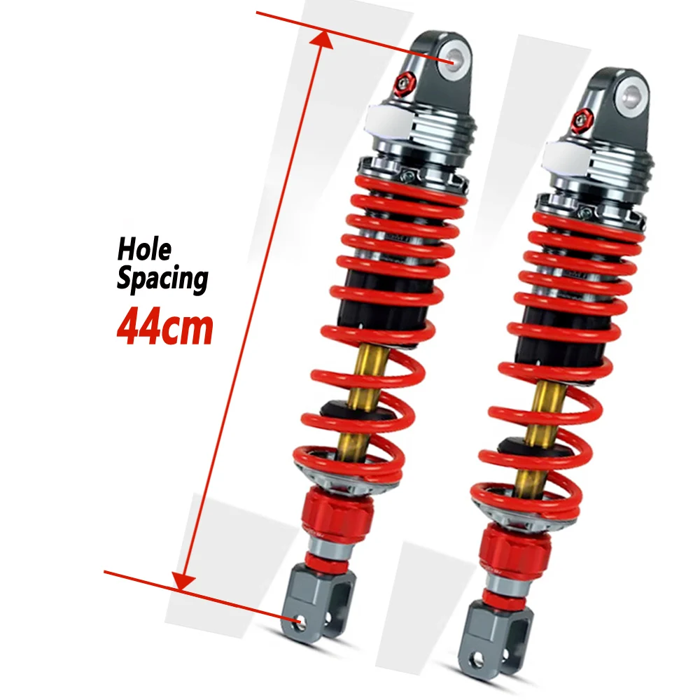 For QJMOTOR FORT 350 EVO Fort 4.0 Bold Shaft Core Real Shock Soft and Hard Adjustable Damping Long Stroke 110mm Rear Suspension