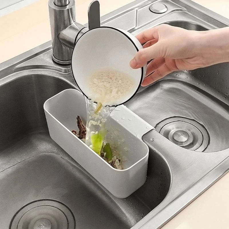 for Creative Sink Strainer Filter Basket Waste Leftovers Catcher Fruit Vegetable Drainer Sponge Storage Rack high quality